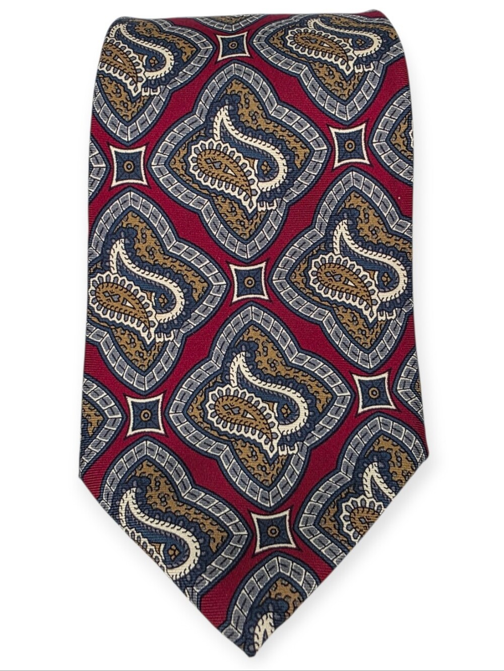 Vintage Christian Dior Monsieur 100% Silk Paisley Tie DIOR Men’s Necktie